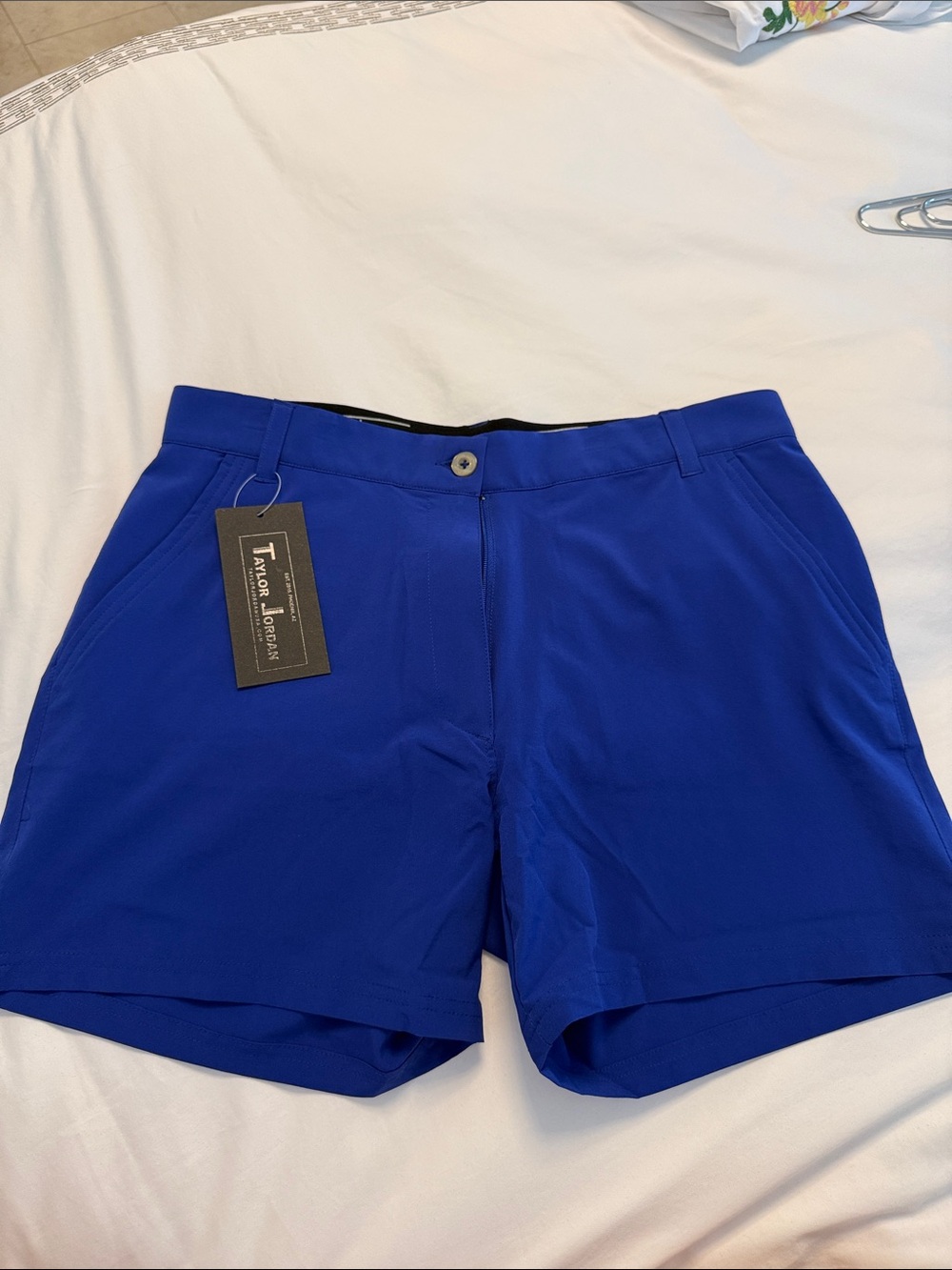 Tailor Vintage Men's Cobalt Blue Hybrid Shorts